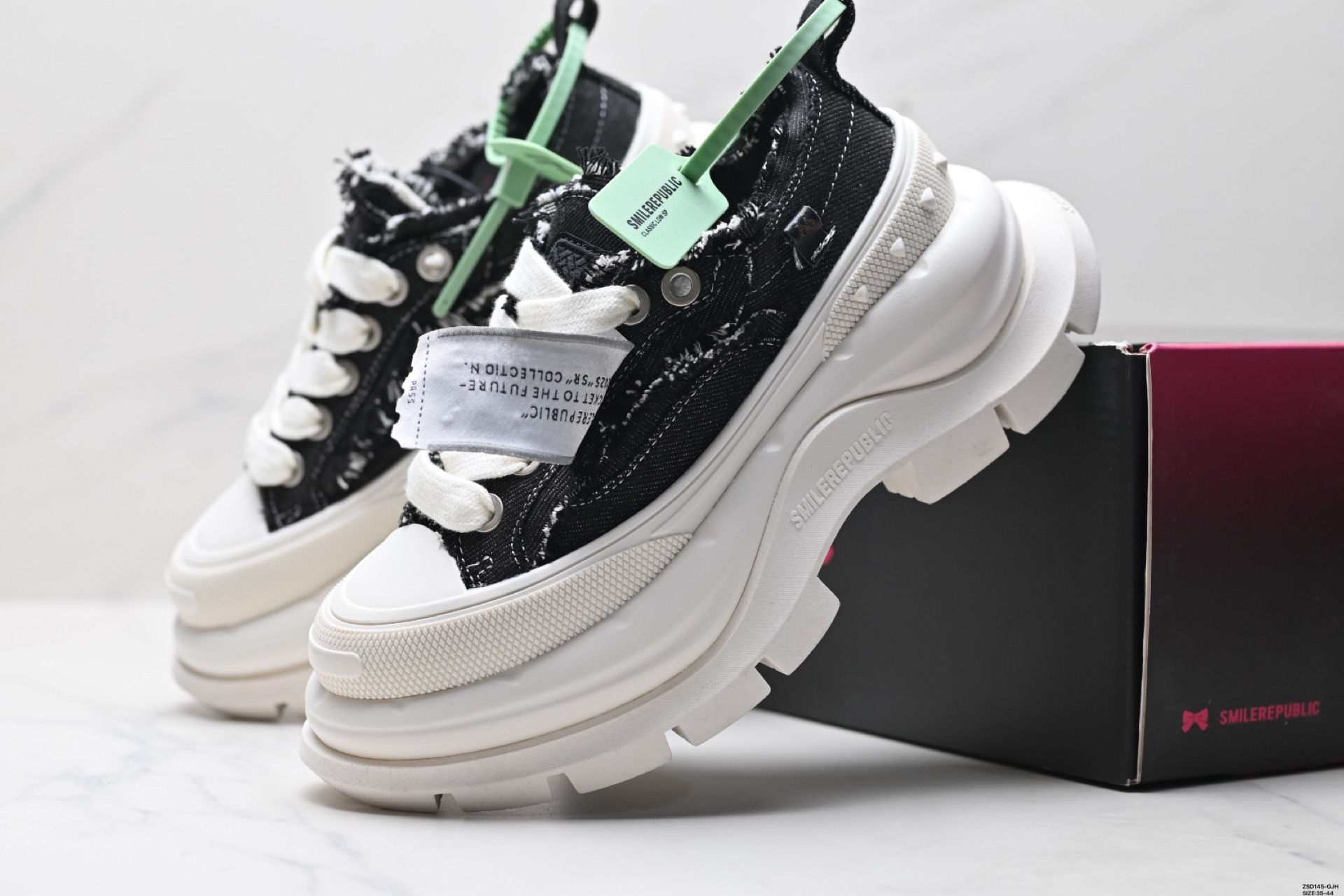 SMILEREPUBLIC SMILE QUEEN CLASSIC 经典色 开口笑2.0 防滑耐磨增高 低帮 老爹鞋