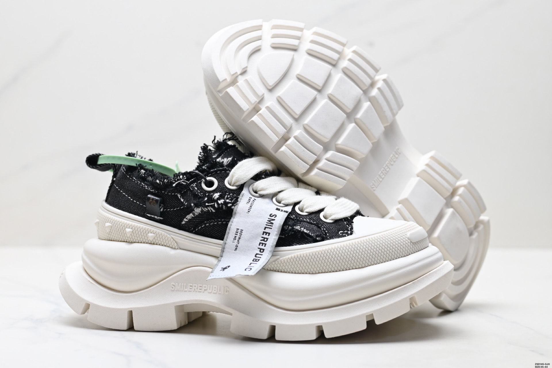 SMILEREPUBLIC SMILE QUEEN CLASSIC 经典色 开口笑2.0 防滑耐磨增高 低帮 老爹鞋