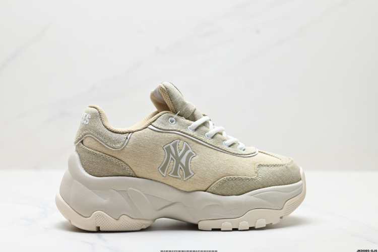 MLB Bigball Chunky Denim Sneakers - Retro Style, Comfortable, and Height Increasing 1 MLB Bigball Chunky Denim Sneakers – Retro Style, Comfortable, and Height Increasing