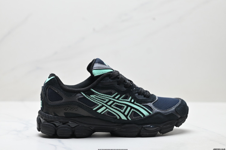 נעלי ריצה ASICS GEL-NYC שחורות עם רשת נושמת וסוליה עמידה לגברים ולנשים 1 נעלי ריצה ASICS GEL-NYC שחורות עם רשת נושמת וסוליה עמידה לגברים ולנשים