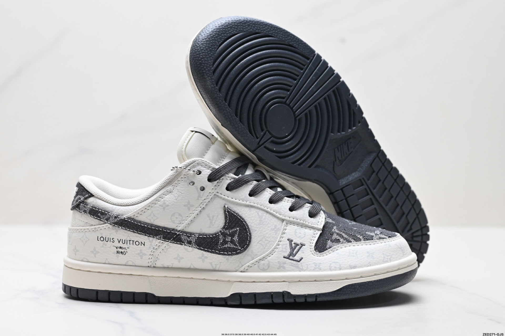 Nike Dunk Low Retro ‘DIY高端定制’耐克 低帮休闲运动板鞋 原装头层材料 用料绝不含糊 独家版型蒸餾加工帶來的是更好的视觉和脚感体验 清洁度 电绣工艺 皮料切割干净无任何毛边 细节完美 SC9772-801 尺码:36 36.5 37.5 38 38.5 39 40 40.5 41 42 42.5 43 44 45 ID:ZED271-GJS