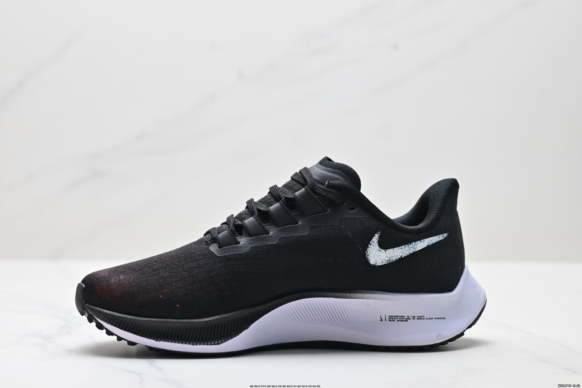 定制球鞋NIKE AIR ZOOM PEGASUS 42虐杀原形 手绘潮流 简约 百搭防滑耐磨 低帮跑步鞋 BQ9647-022