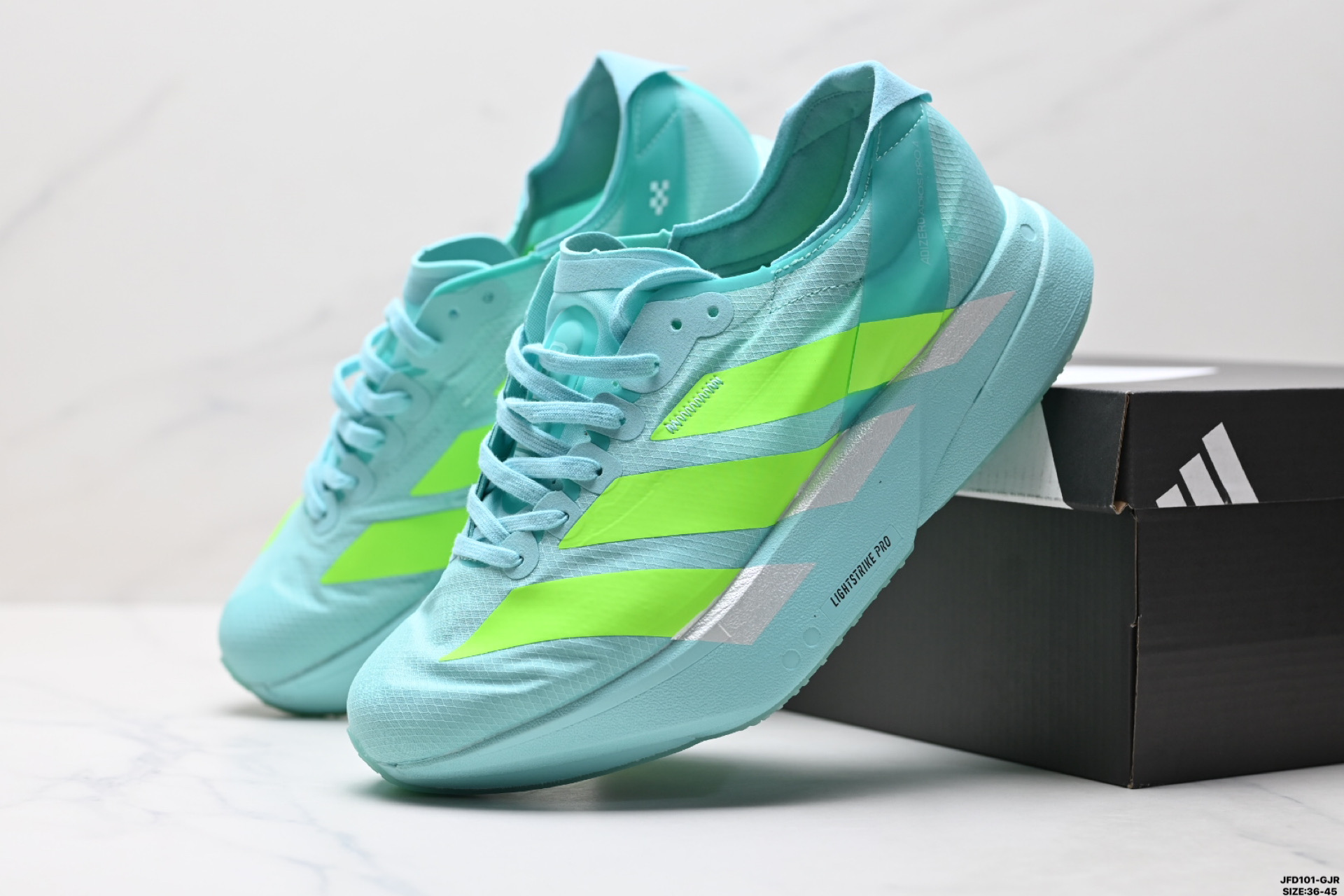 Adidas Adizero Adios Pro 4M 马拉松飞线贾卡轻质透气休闲运动跑步鞋 JR1094