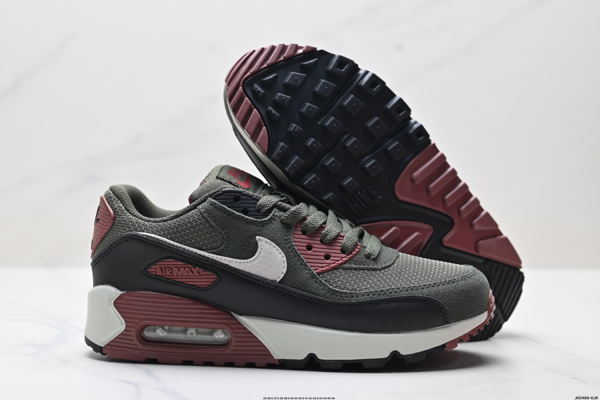 Nike Air Max 90 初代复古气垫百搭休闲运动慢跑鞋复古小气垫史上第一双可视气垫跑鞋 DM0029-300