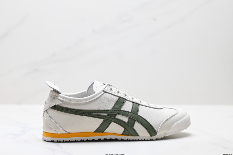 Onitsuka Tiger MEXICO 66 DELUXE Handmade Leather Sneakers - White/Green 1 Onitsuka Tiger MEXICO 66 DELUXE Handmade Leather Sneakers – White/Green