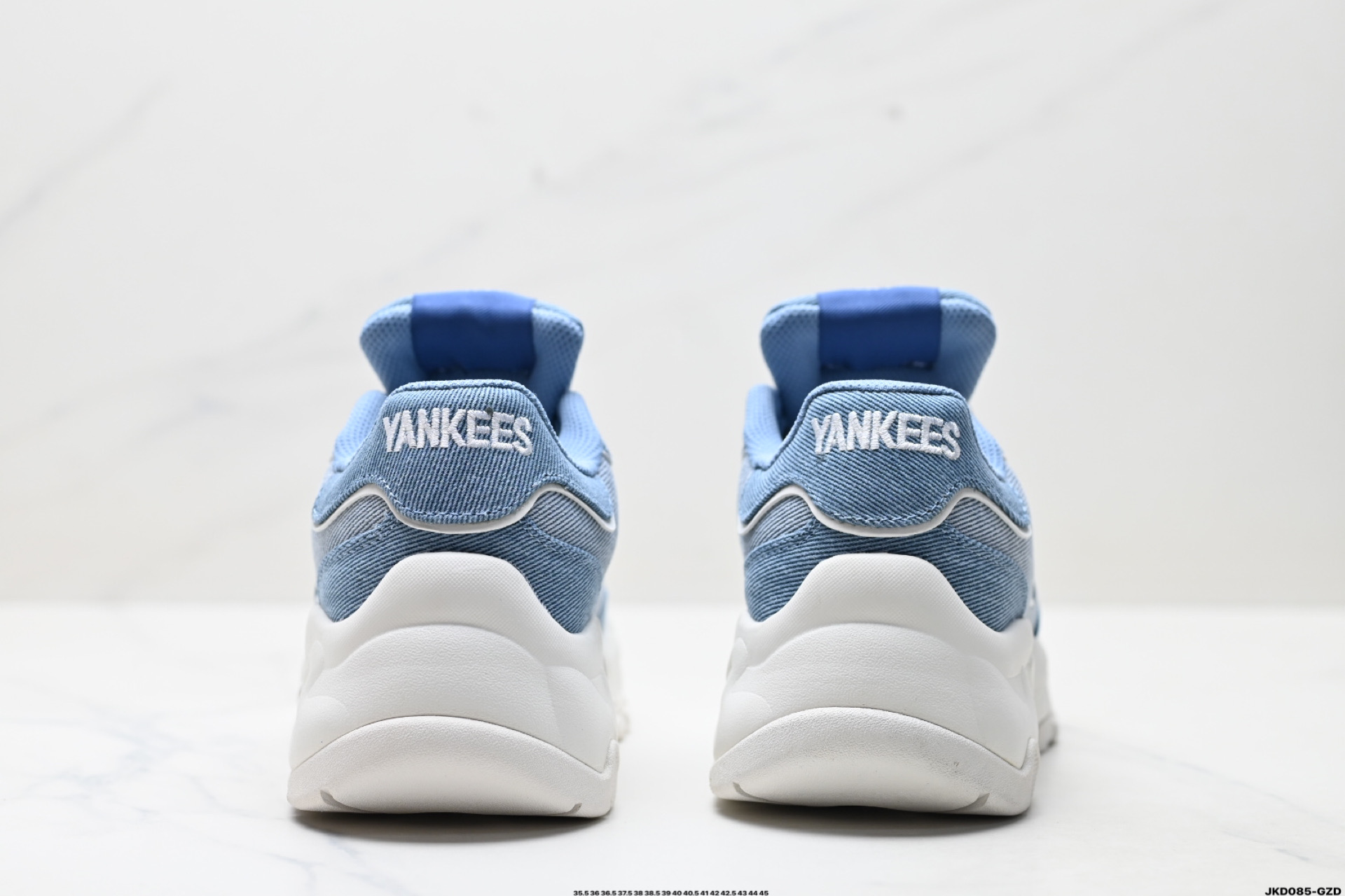 MLB 复古风格美国职业棒球大联盟 Bigball Chunky DENIM 系列 复古增高休闲老爹鞋 3ASHD075N