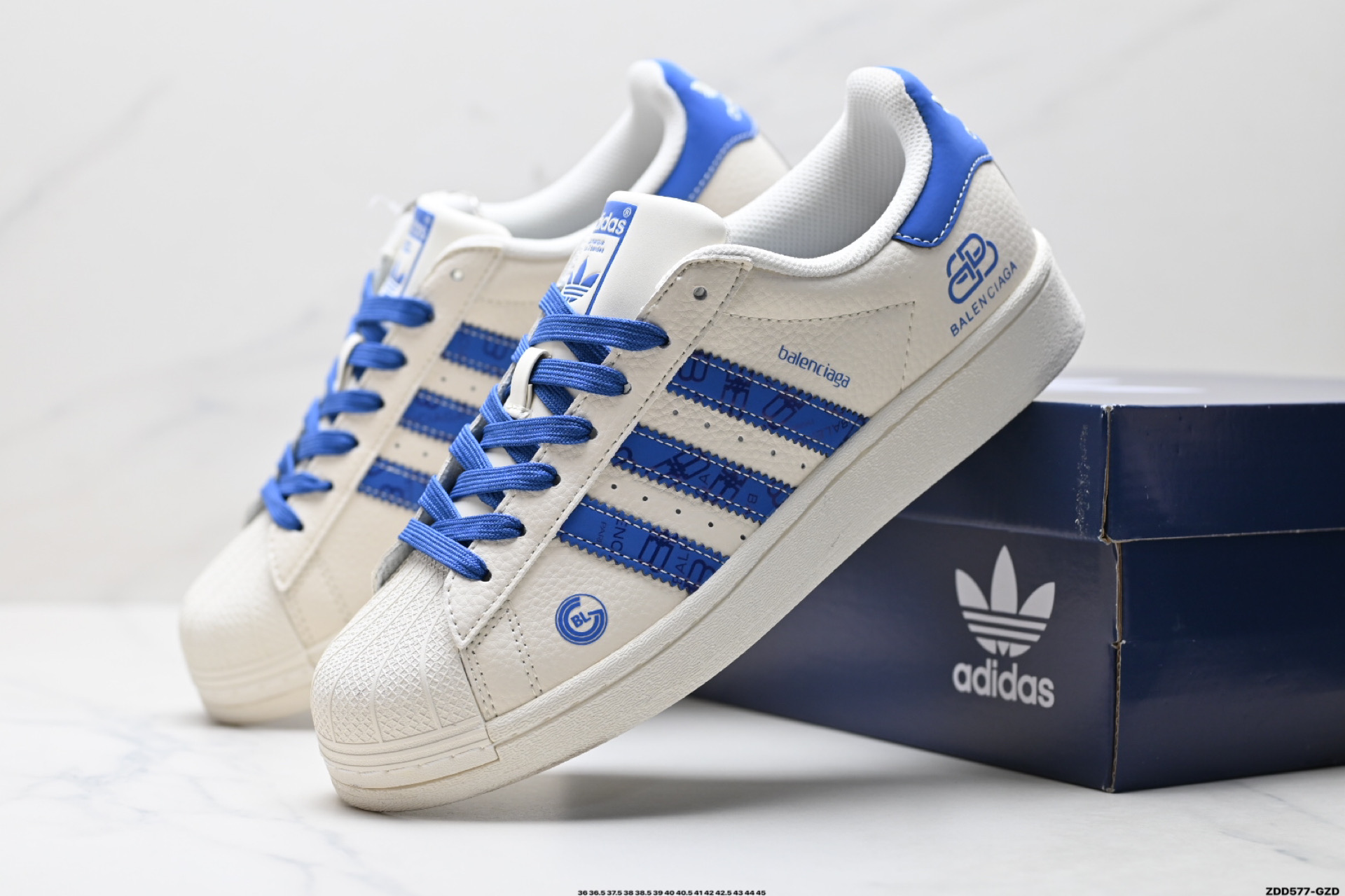 Adidas Originals Superstar 阿迪达斯 三叶草 贝壳头’DIY’系列低帮经典百搭休闲运动板鞋 XS0016