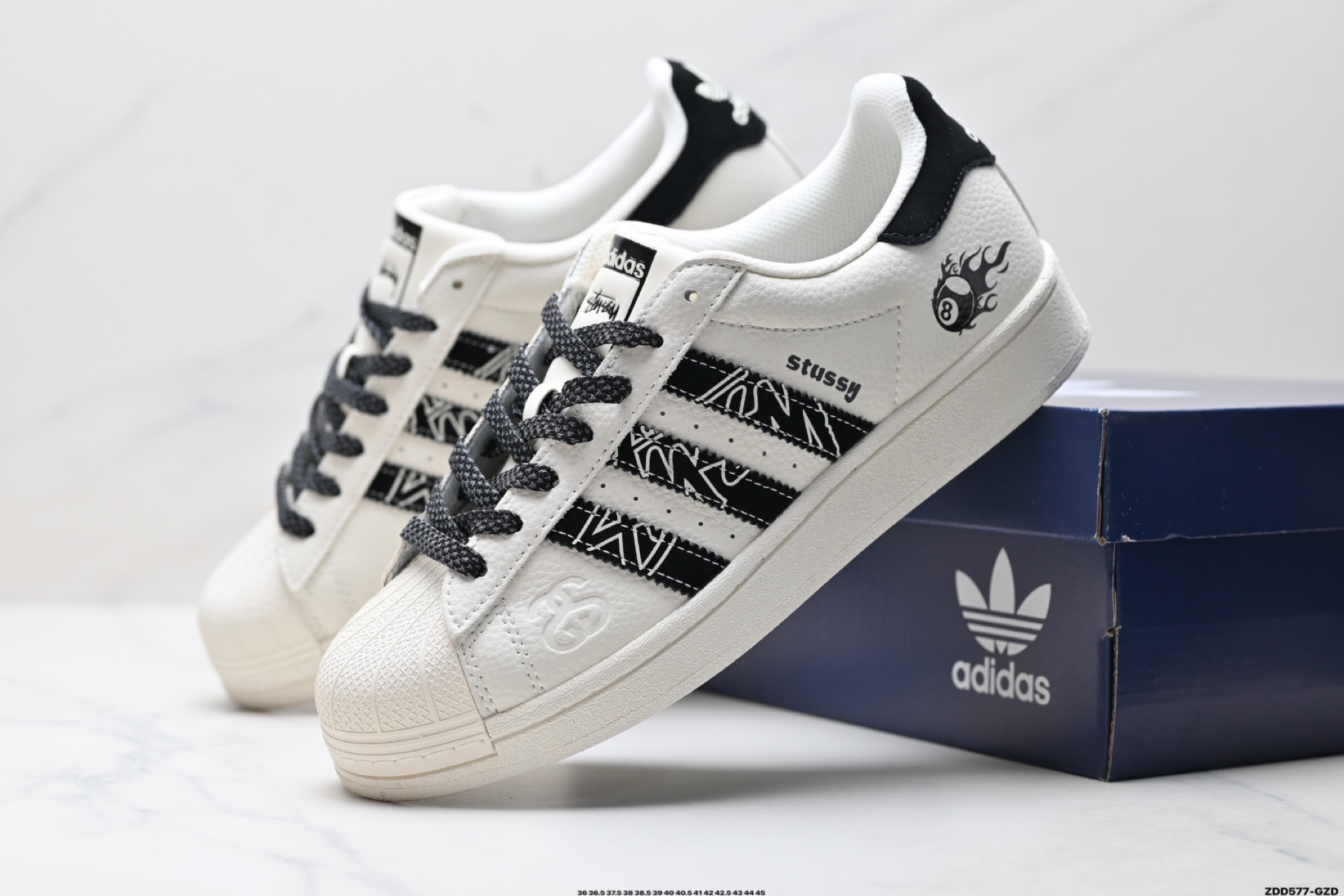 Adidas Originals Superstar 阿迪达斯 三叶草 贝壳头’DIY’系列低帮经典百搭休闲运动板鞋 XS0016