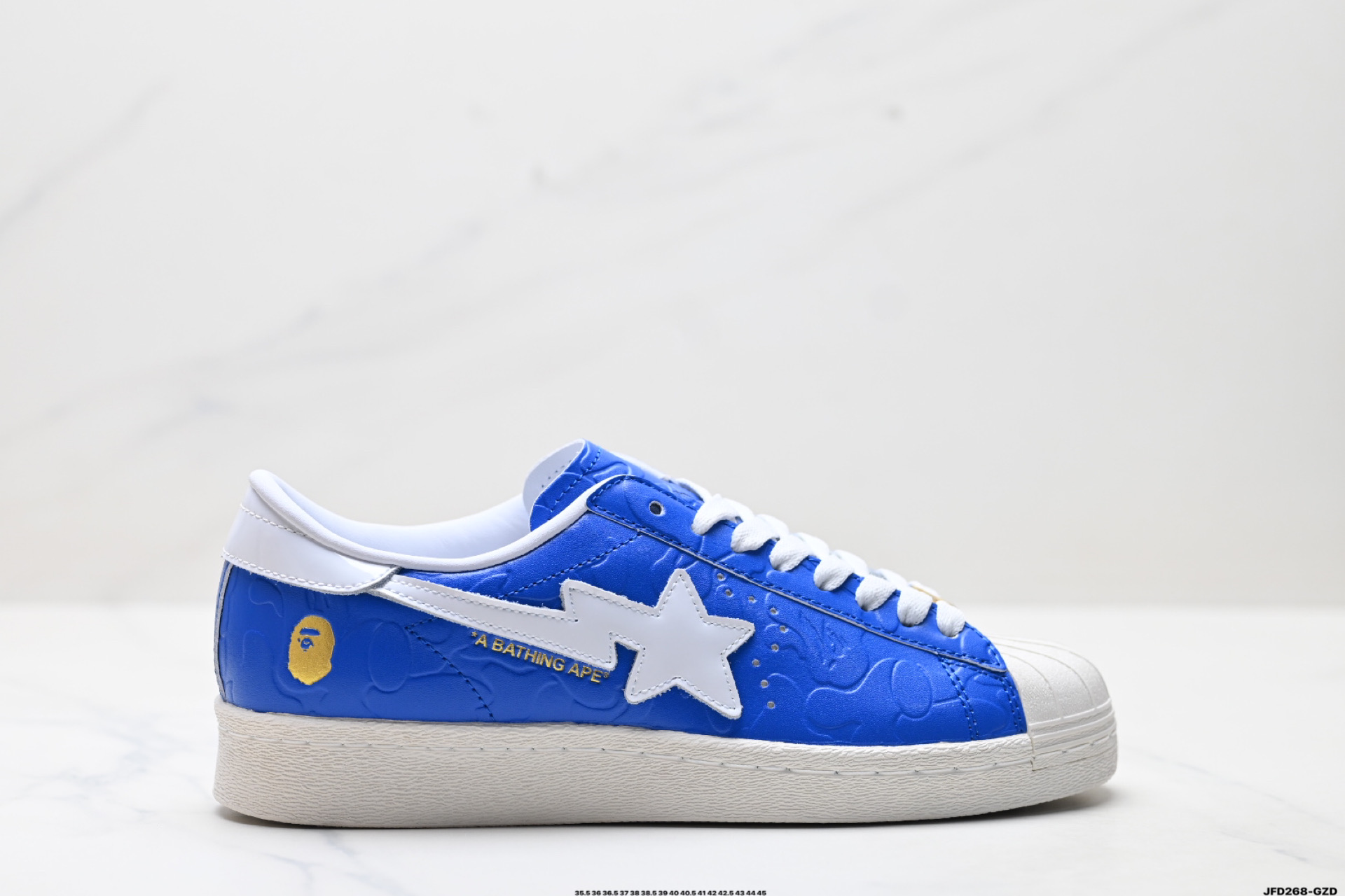 Bape x Adidas Originals Superstar贝壳头系列 阿迪达斯 三叶草低帮经典百搭休闲运动板鞋 JR2701