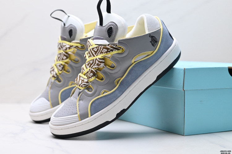 Lanvin Curb Leather Sneakers - Calzado Moderno y Elegante para Hombre 1 Lanvin Curb Leather Sneakers – Calzado Moderno y Elegante para Hombre