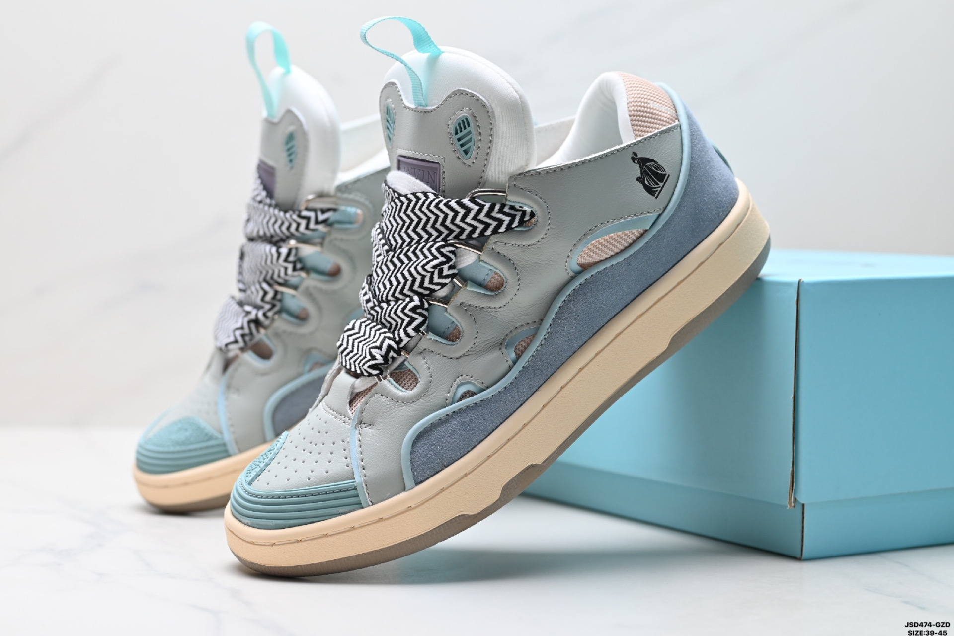 Lanvin Curb Leather Sneakers - Calzado Moderno y Elegante para Hombre 3 i1750351581564 47 0 7