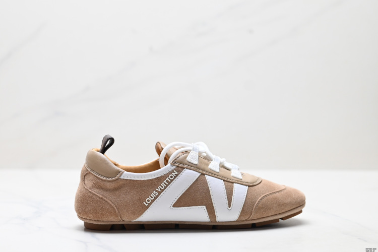 Louis Vuitton Sneakerina Lambskin Balletcore Sneakers - Low Top, Casual Shoes 1 Louis Vuitton Sneakerina Ballet Flats: Lambskin, Lace-Up, Low-Top Sneakers