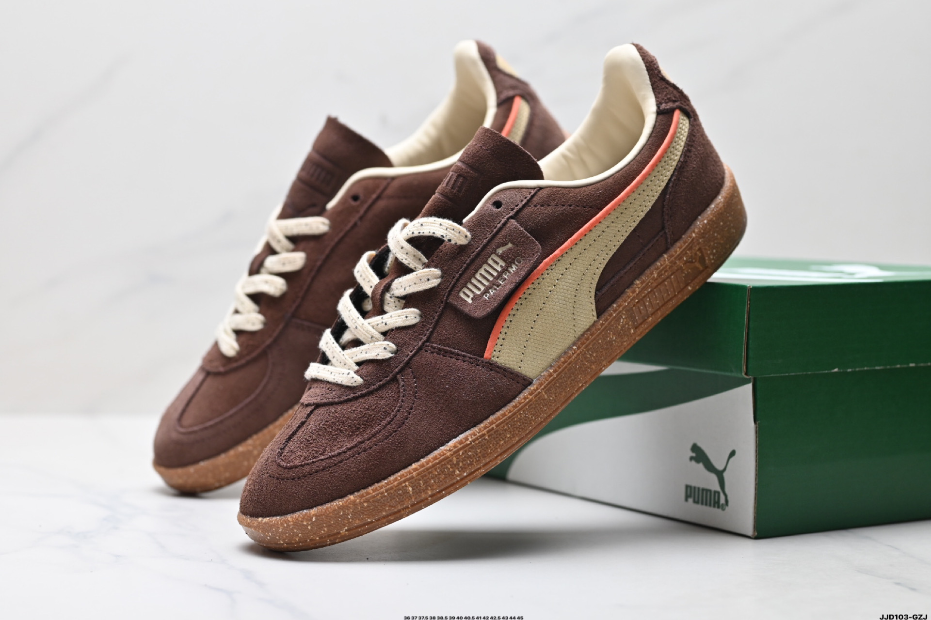 Puma Palermo OG复古单品 彪马 防滑耐磨低帮德训板鞋 398382-02