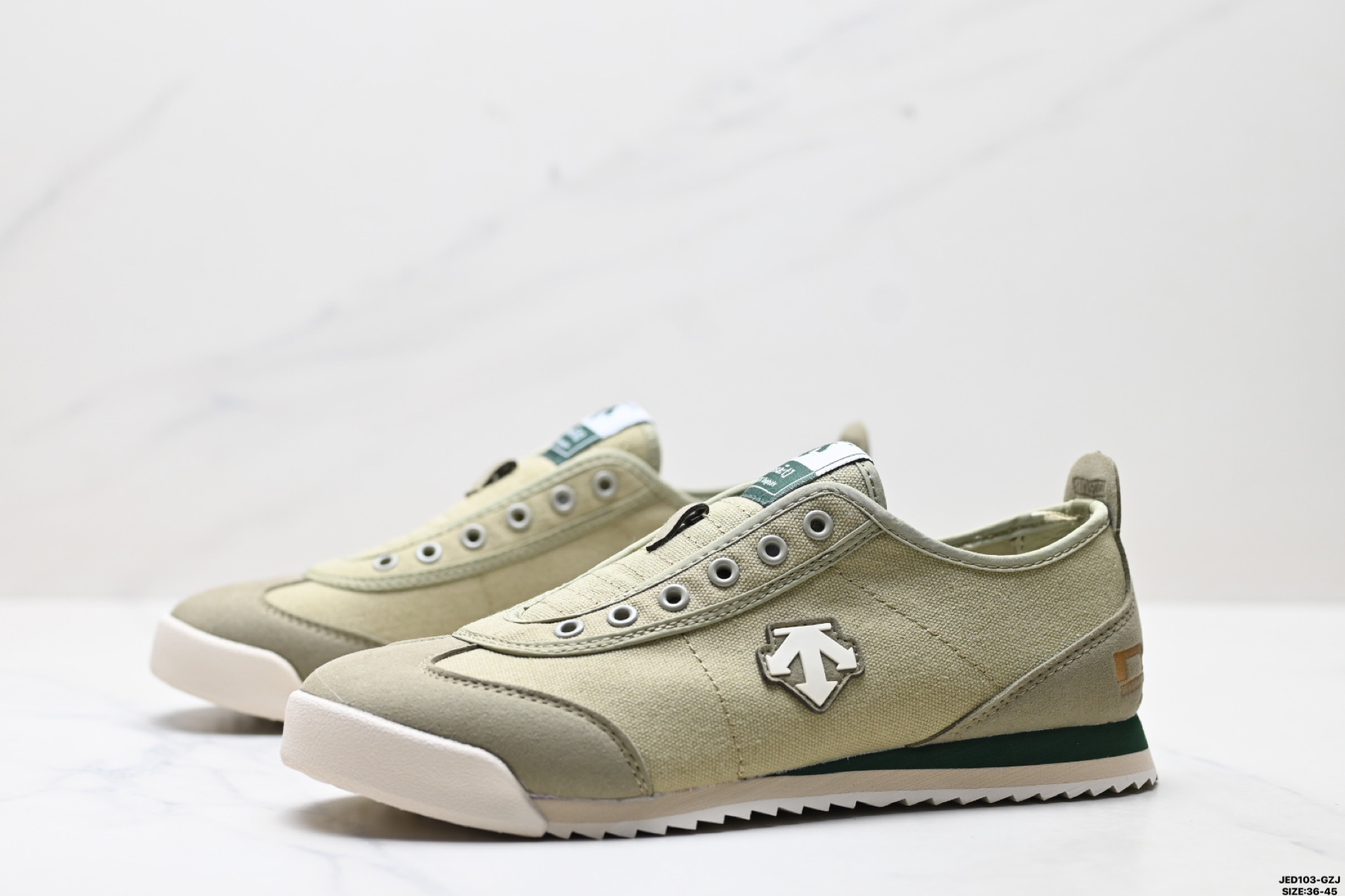 DESCENTE迪桑特CHRON系列男女同款CHRON复古运动休闲鞋帆布鞋 D4331LSN25