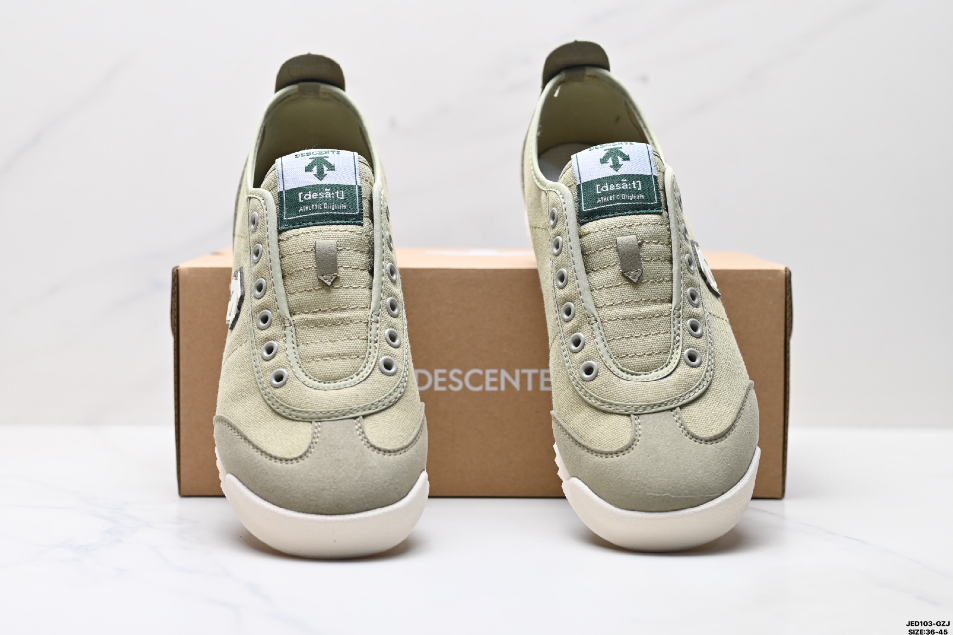 DESCENTE迪桑特CHRON系列男女同款CHRON复古运动休闲鞋帆布鞋 D4331LSN25