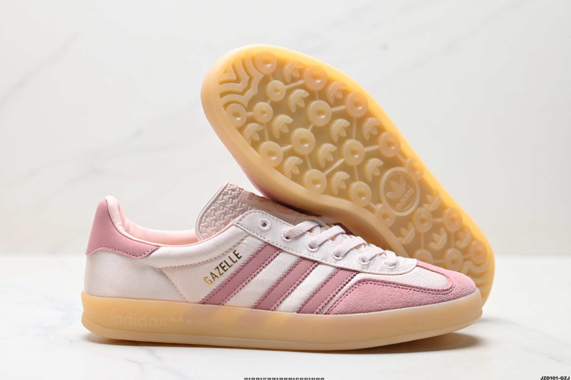 Adidas Originals Gazelle INdoor 三叶草休闲防滑耐磨低帮板鞋 JI2709