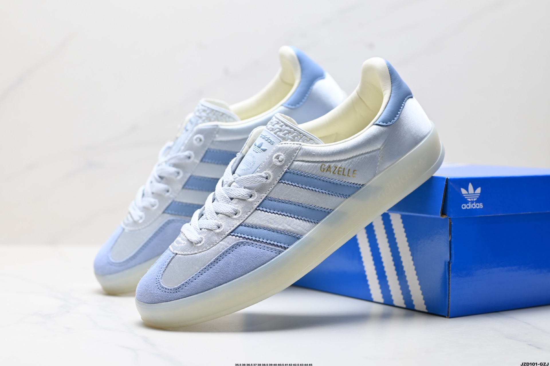 Adidas Originals Gazelle INdoor 三叶草休闲防滑耐磨低帮板鞋 JI2709