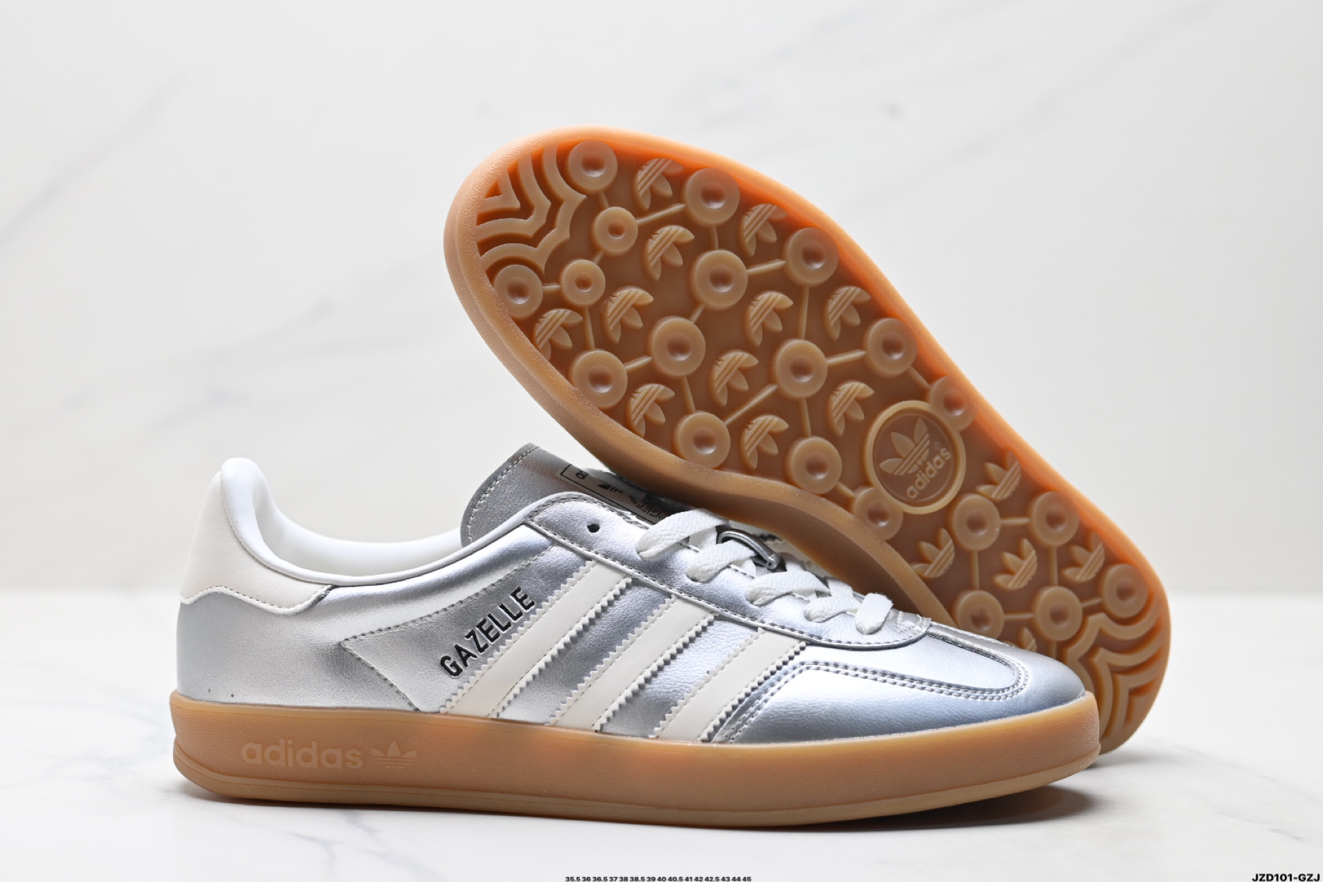 Adidas Originals Gazelle INdoor 三叶草休闲防滑耐磨低帮板鞋 JR1206