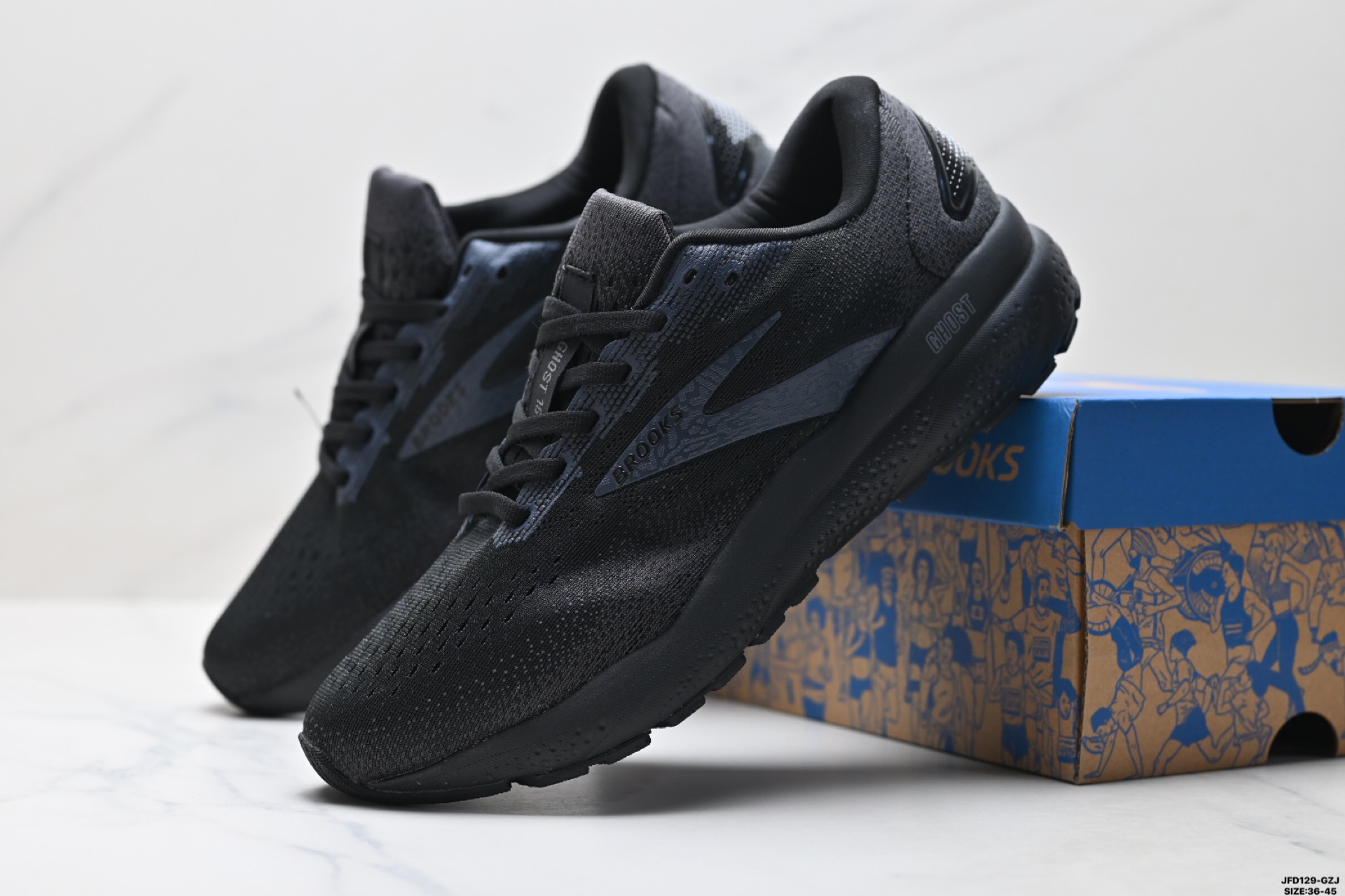 Brooks Ghost 16 布鲁克斯 减震耐磨低帮防滑跑步运动鞋 110418 1D 401