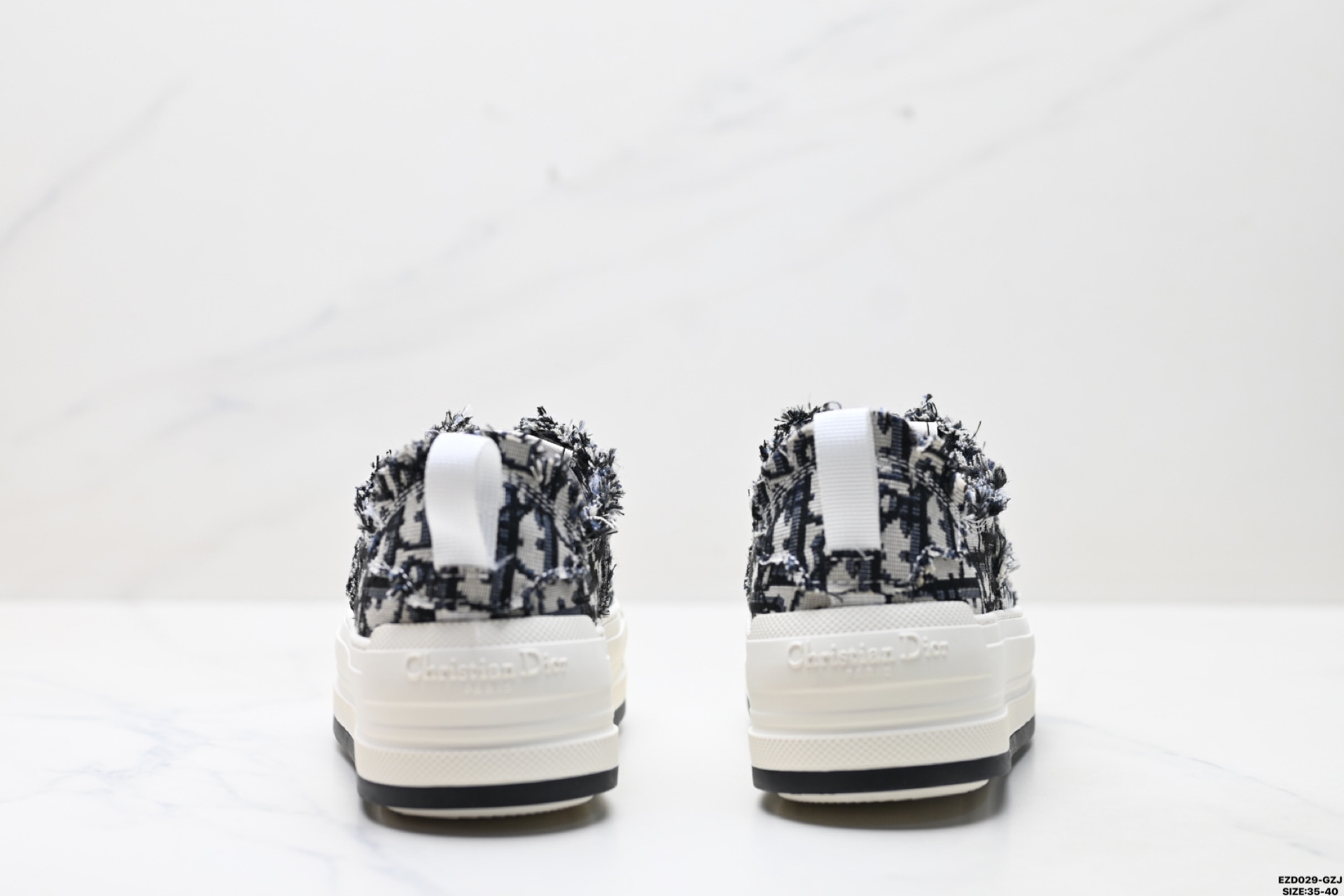 纯原DIOR迪奥 Walk'n'Dior 厚底鞋 低帮 刺绣 时尚板鞋