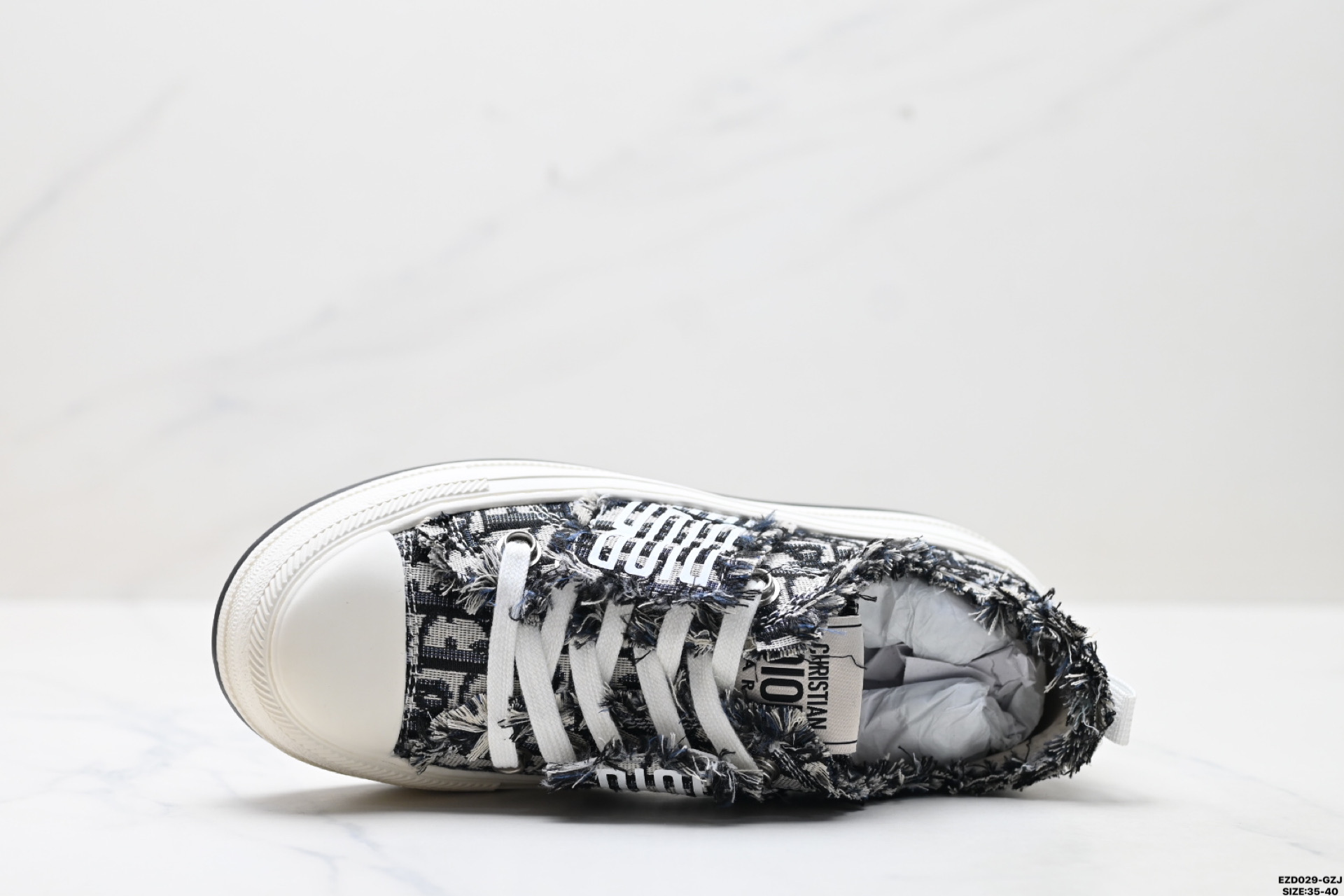 纯原DIOR迪奥 Walk'n'Dior 厚底鞋 低帮 刺绣 时尚板鞋