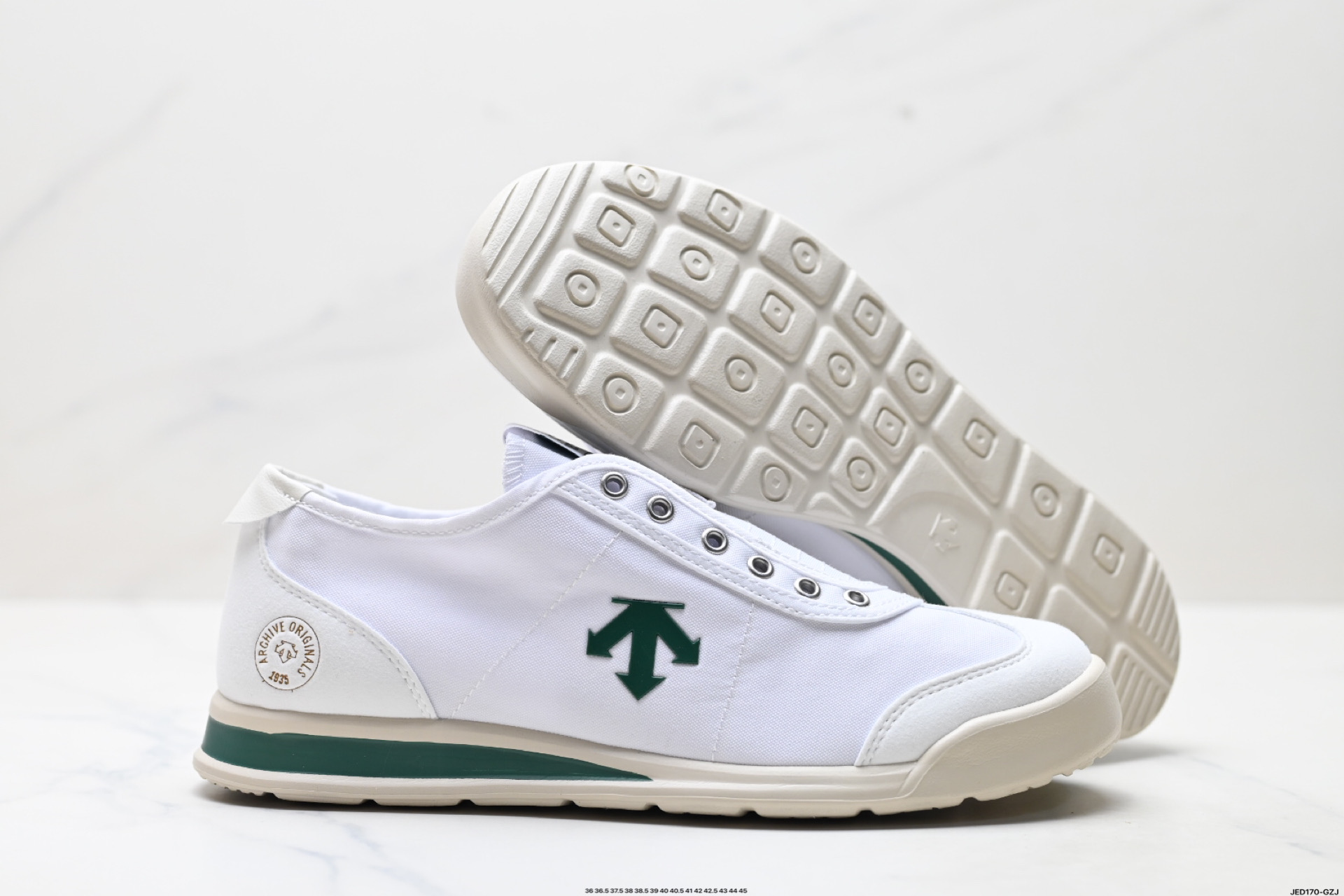 DESCENTE迪桑特CHRON系列男女同款CHRON复古运动休闲鞋帆布鞋 SP153LSN14