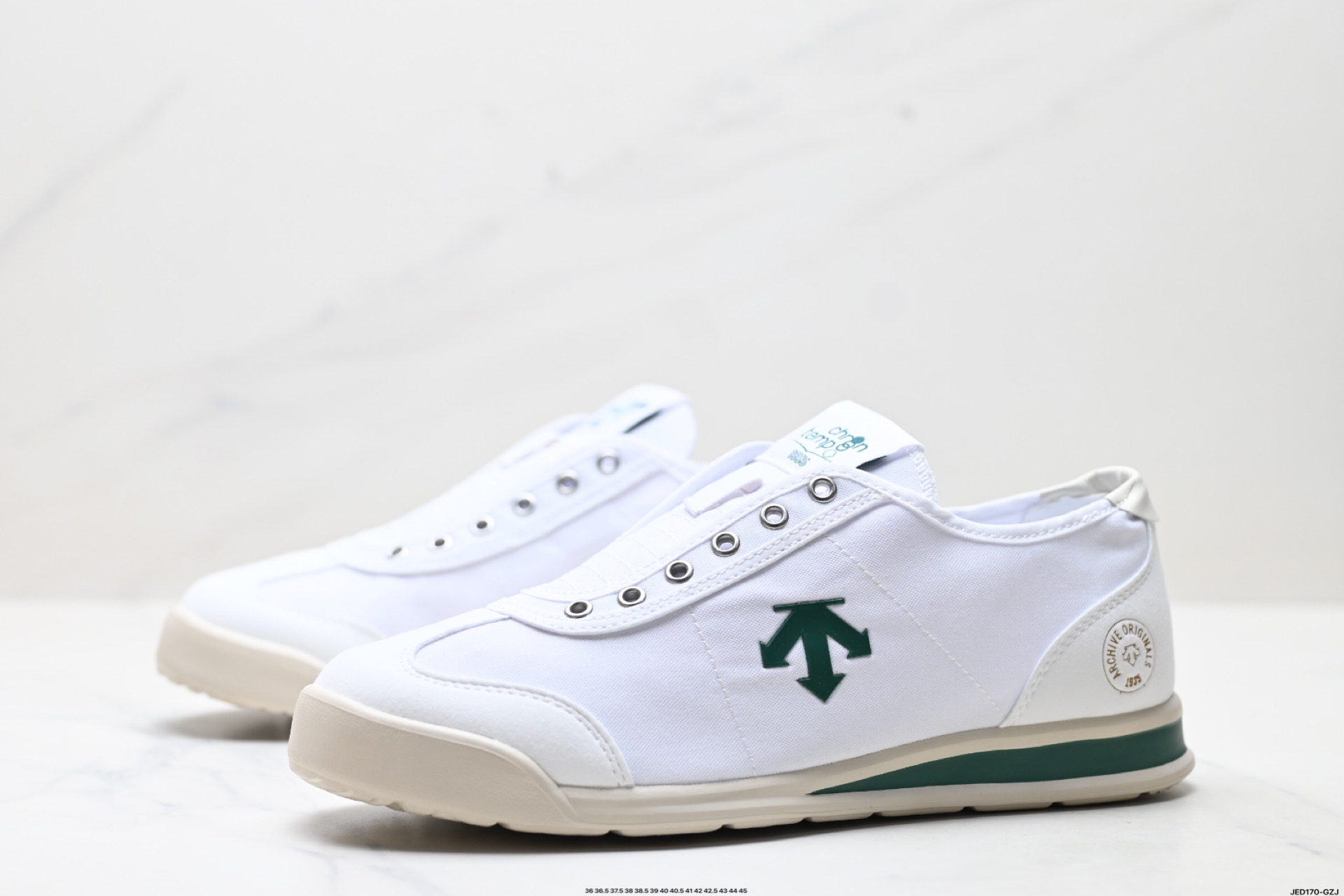 DESCENTE迪桑特CHRON系列男女同款CHRON复古运动休闲鞋帆布鞋 SP153LSN14