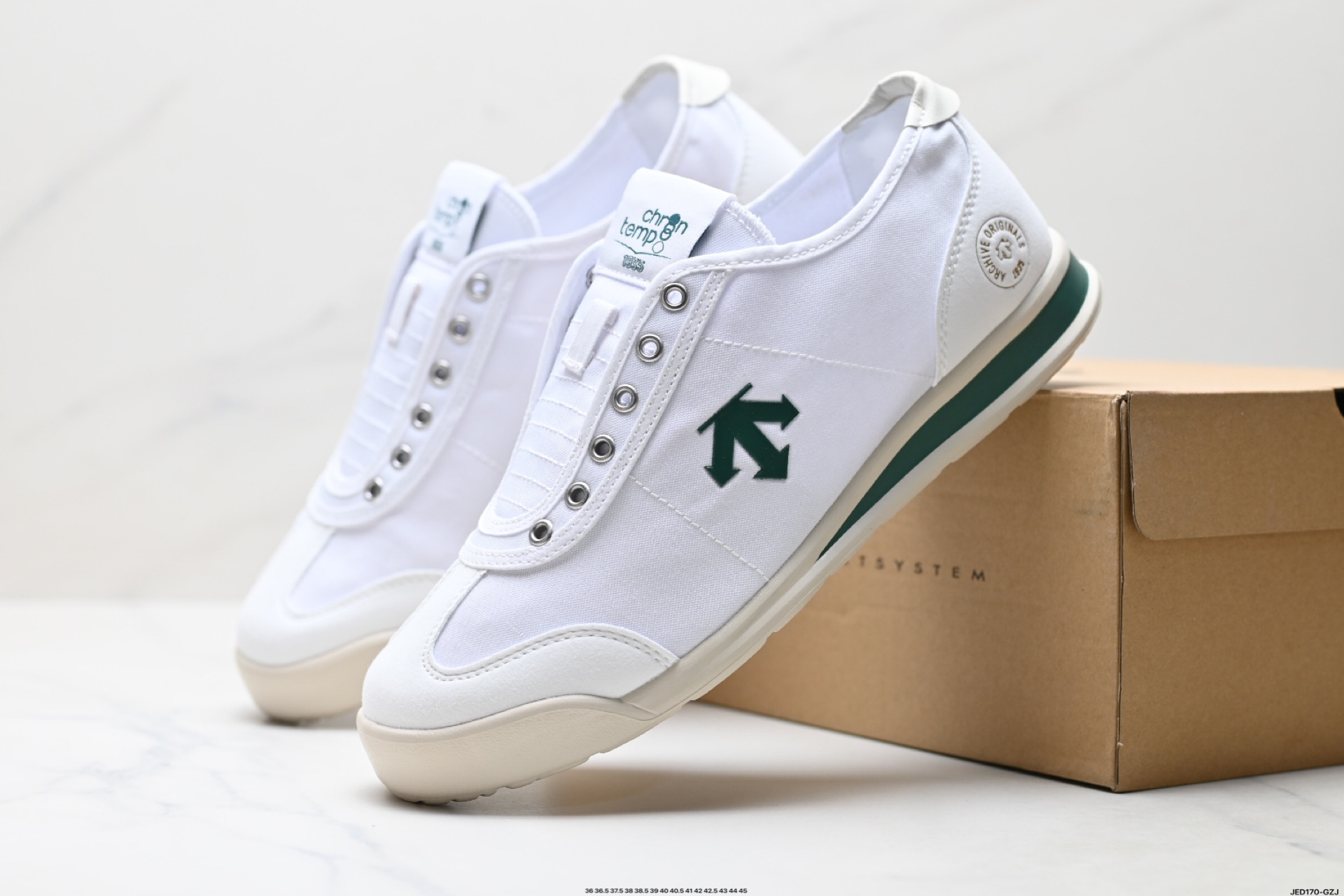 DESCENTE迪桑特CHRON系列男女同款CHRON复古运动休闲鞋帆布鞋 SP153LSN14