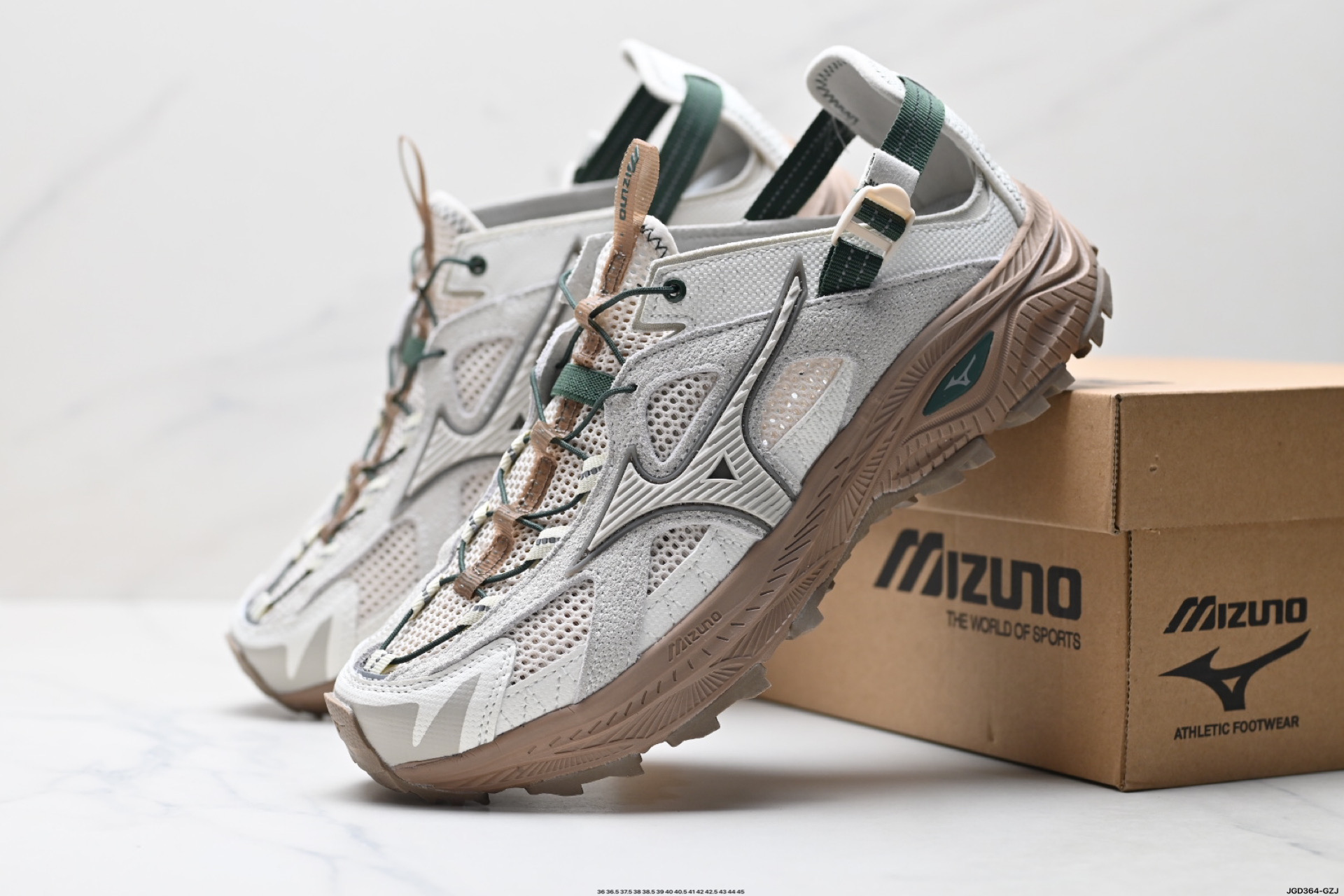 美津浓Mizuno Racer Trail SE 复古百搭 舒适 防滑耐磨透气速干低帮 户外功能鞋 D1GH24