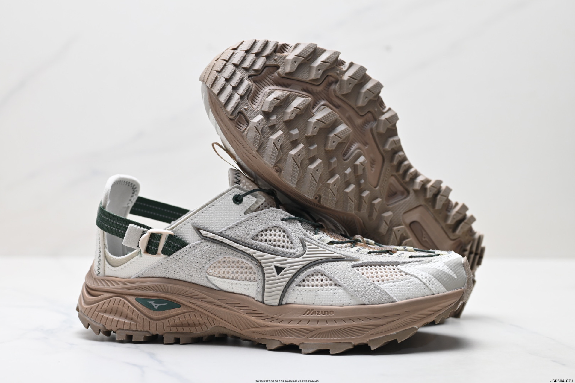 美津浓Mizuno Racer Trail SE 复古百搭 舒适 防滑耐磨透气速干低帮 户外功能鞋 D1GH24