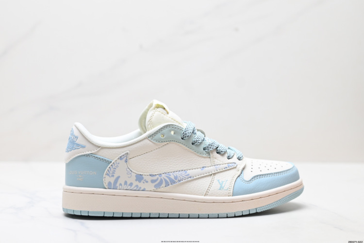 Nike Air Jordan 1 x Louis Vuitton Custom Low Top Sneakers - Designer Style 1 Nike Air Jordan 1 x Louis Vuitton Custom Low Top Sneakers – Designer Style