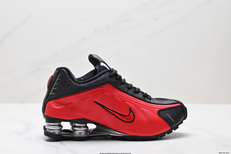 Nike Shox R4 Retro Running Shoes with Shox Cushioning HQ1988-600 1 Nike Shox R4 Retro Running Shoes – Metallic Silver Accents & Cushioned Comfort