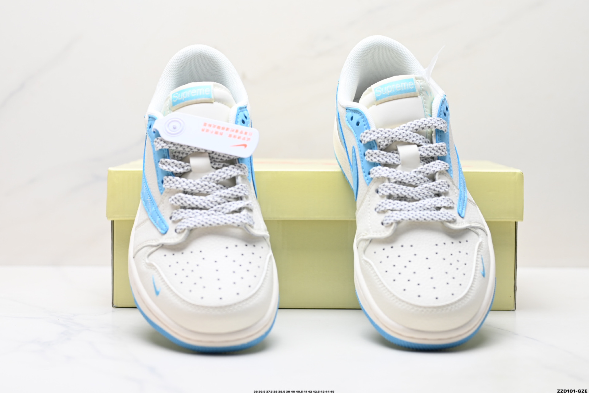 Nike Air Jordan 1 x Travis Scott AJ1倒勾 乔一倒钩 ‘DIY’定制 耐克 低帮文化篮球鞋 HS8068-024