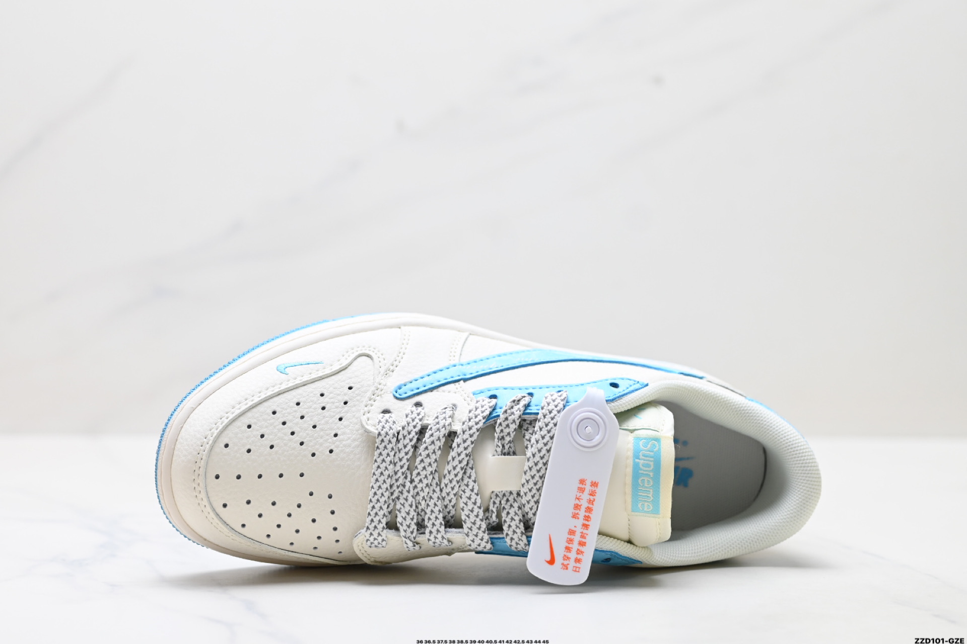 Nike Air Jordan 1 x Travis Scott AJ1倒勾 乔一倒钩 ‘DIY’定制 耐克 低帮文化篮球鞋 HS8068-024