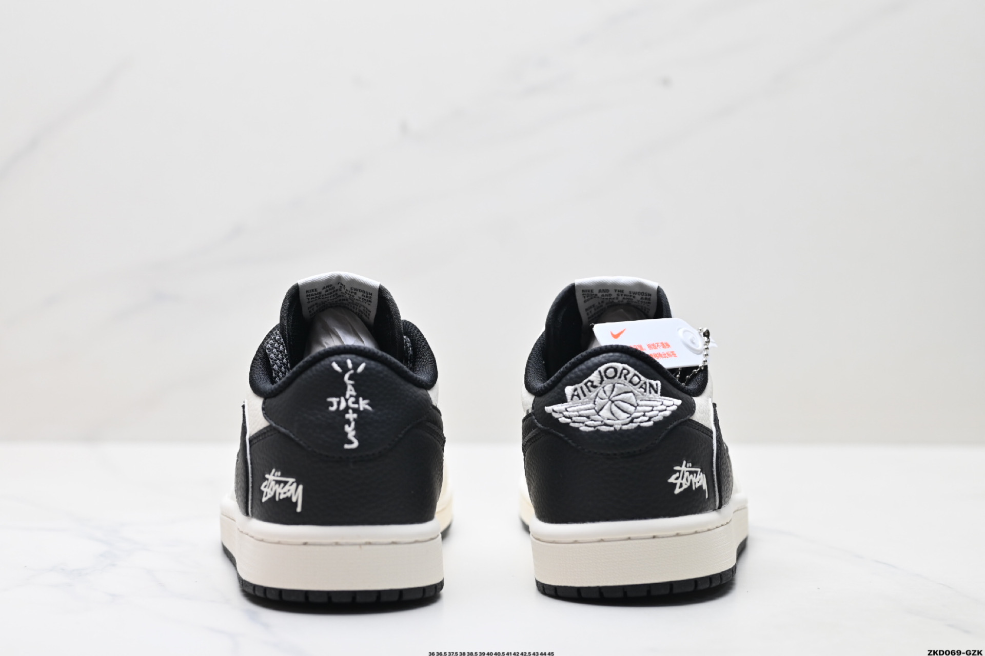 280 Nike Air Jordan 1 x Travis Scott AJ1倒勾 乔一倒钩 ‘DIY’定制 耐克 低帮文化篮球鞋 ST5696-261