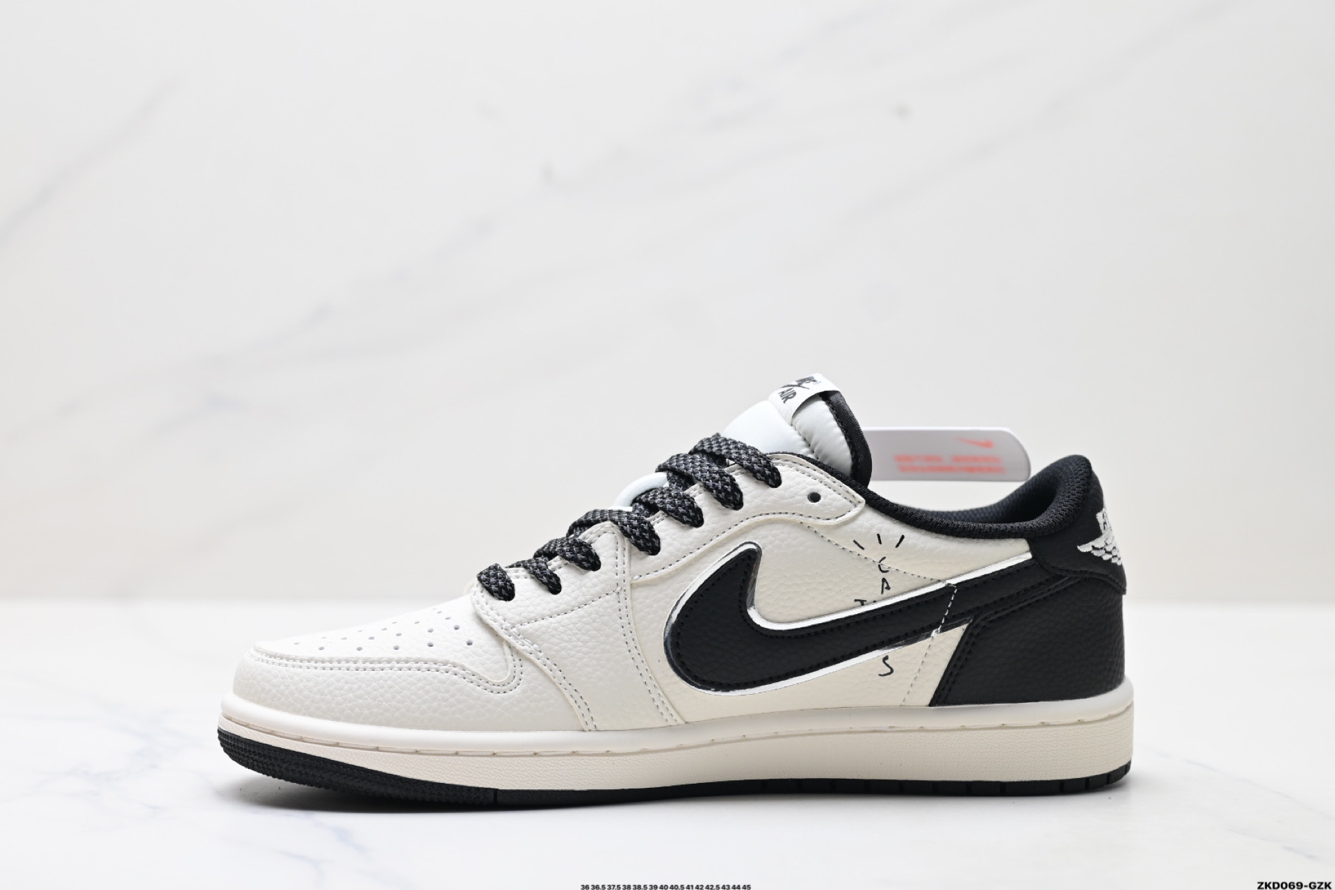 280 Nike Air Jordan 1 x Travis Scott AJ1倒勾 乔一倒钩 ‘DIY’定制 耐克 低帮文化篮球鞋 ST5696-261