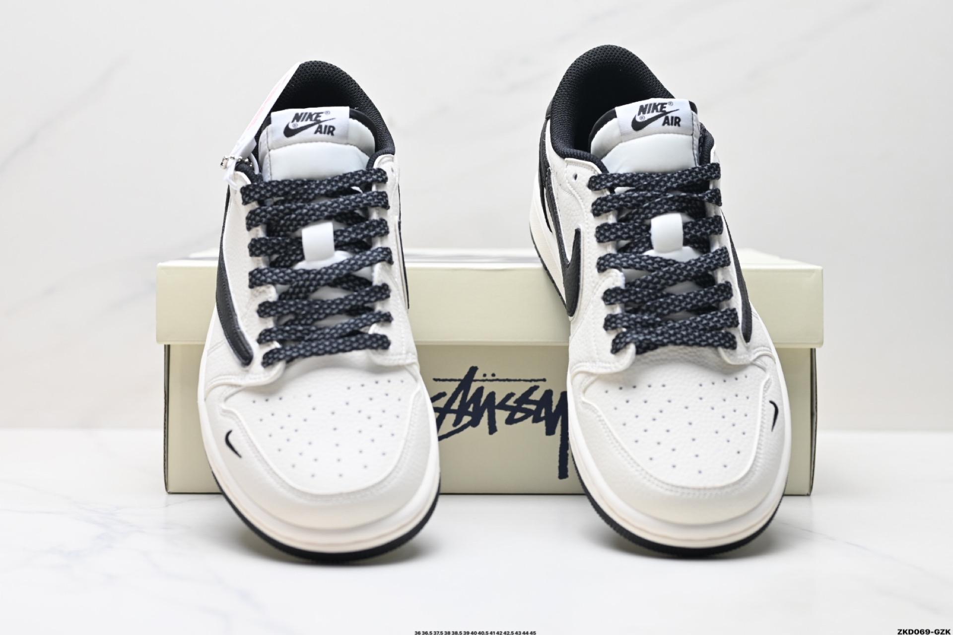 280 Nike Air Jordan 1 x Travis Scott AJ1倒勾 乔一倒钩 ‘DIY’定制 耐克 低帮文化篮球鞋 ST5696-261