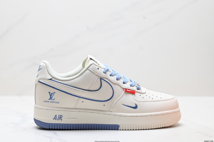 Louis Vuitton Air Force 1 Low White Blue,Men's Sneakers, Designer Shoes 1 Louis Vuitton Air Force 1 Low White Blue,Men’s Sneakers, Designer Shoes
