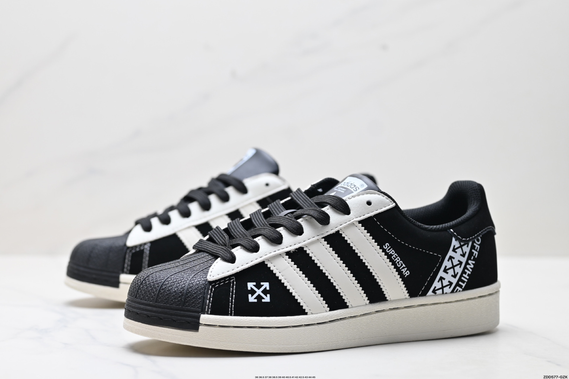 240 Adidas Originals Superstar 阿迪达斯 三叶草 贝壳头’DIY’系列低帮经典百搭休闲运动板鞋 AD8019