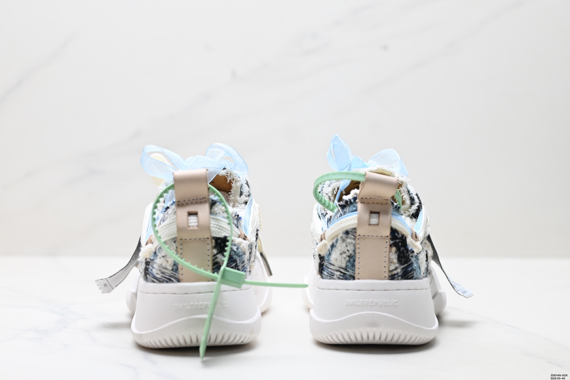 SMILEREPUBLIC Zapatillas de Lona con Plataforma y Diseño de Parche para Mujer 7 i1750694457573 8198 0 5