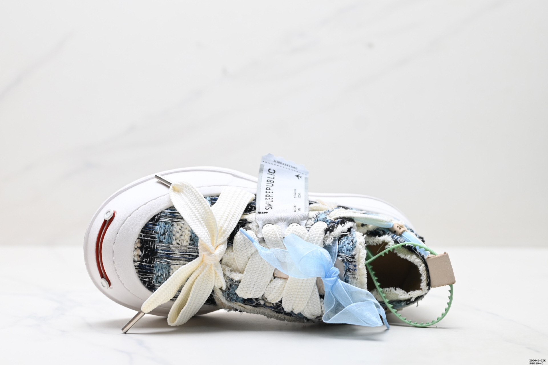SMILEREPUBLIC Zapatillas de Lona con Plataforma y Diseño de Parche para Mujer 3 i1750694458540 3285 0 1