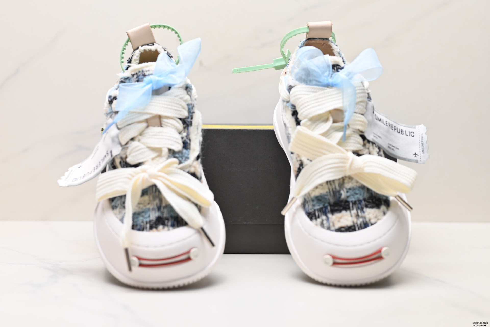 SMILEREPUBLIC Zapatillas de Lona con Plataforma y Diseño de Parche para Mujer 8 i1750694458540 7744 0 6