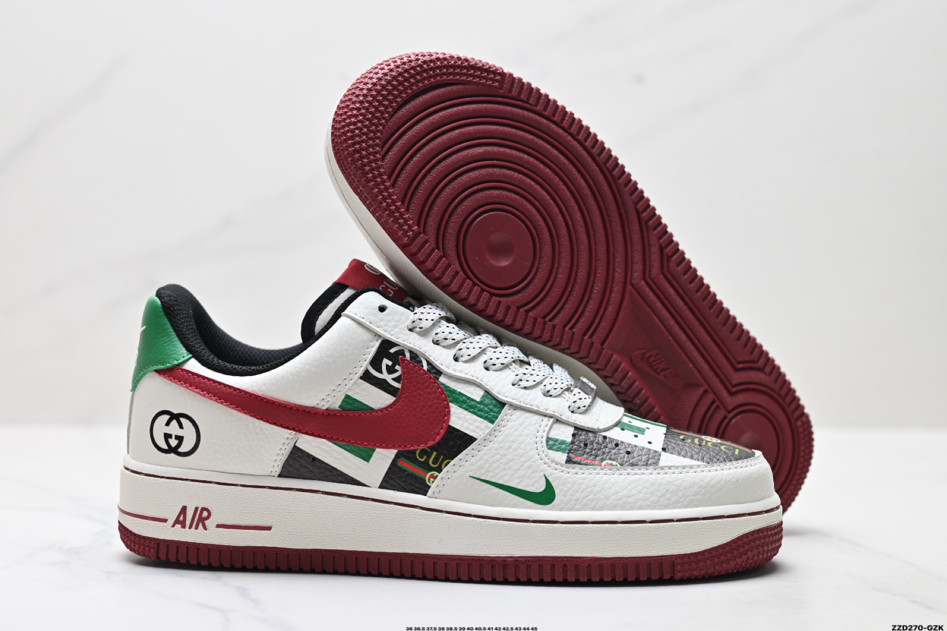 Nike Air Force 1 '07 Custom Edición Limitada Gucci - Estilo y Comodidad 6 i1750694460150 1540 0 4