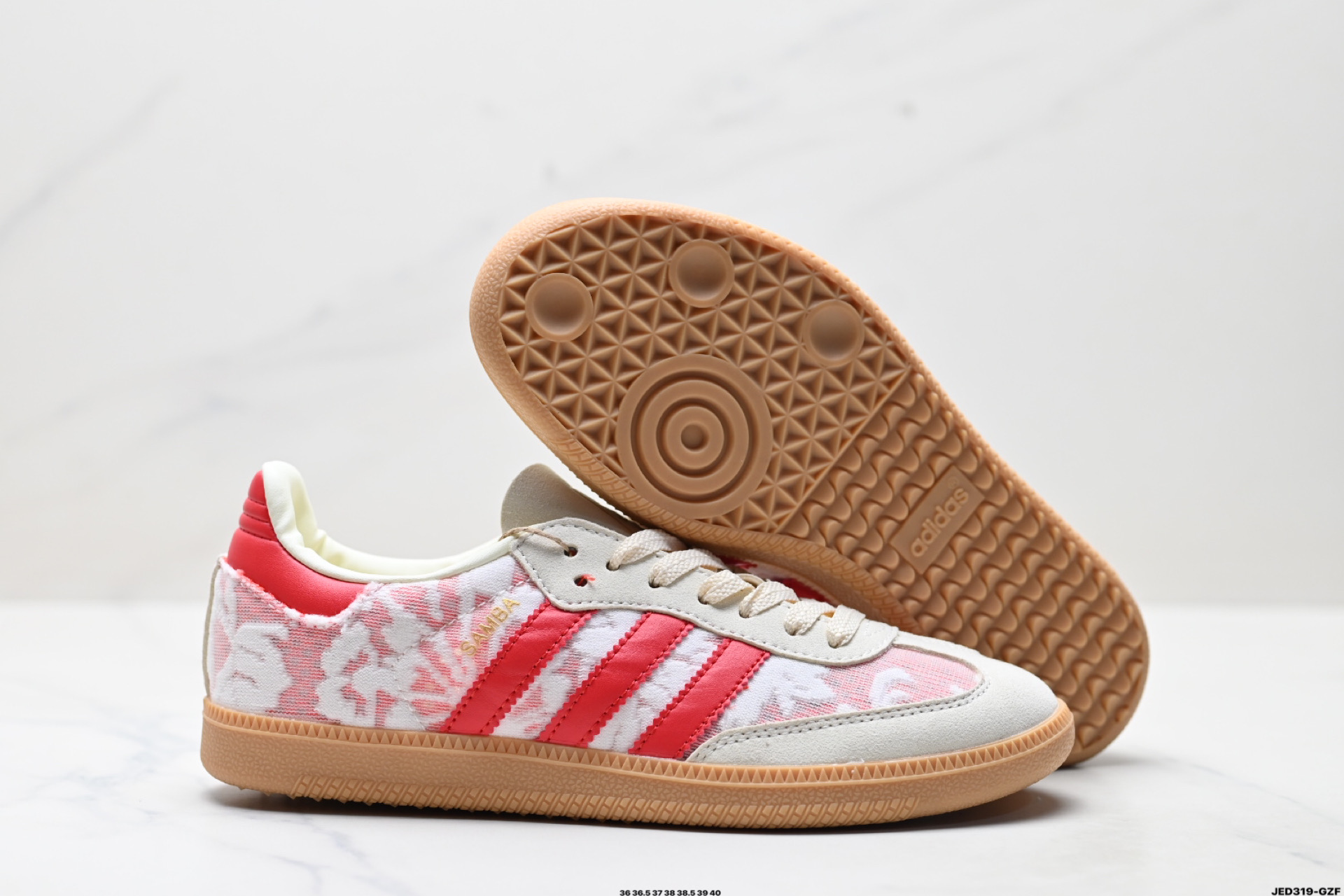 160 Adidas Originals Samba 桑巴舞系列阿迪达斯 三叶草 绅士德训足球风百搭低帮休闲运动板鞋 JR8841