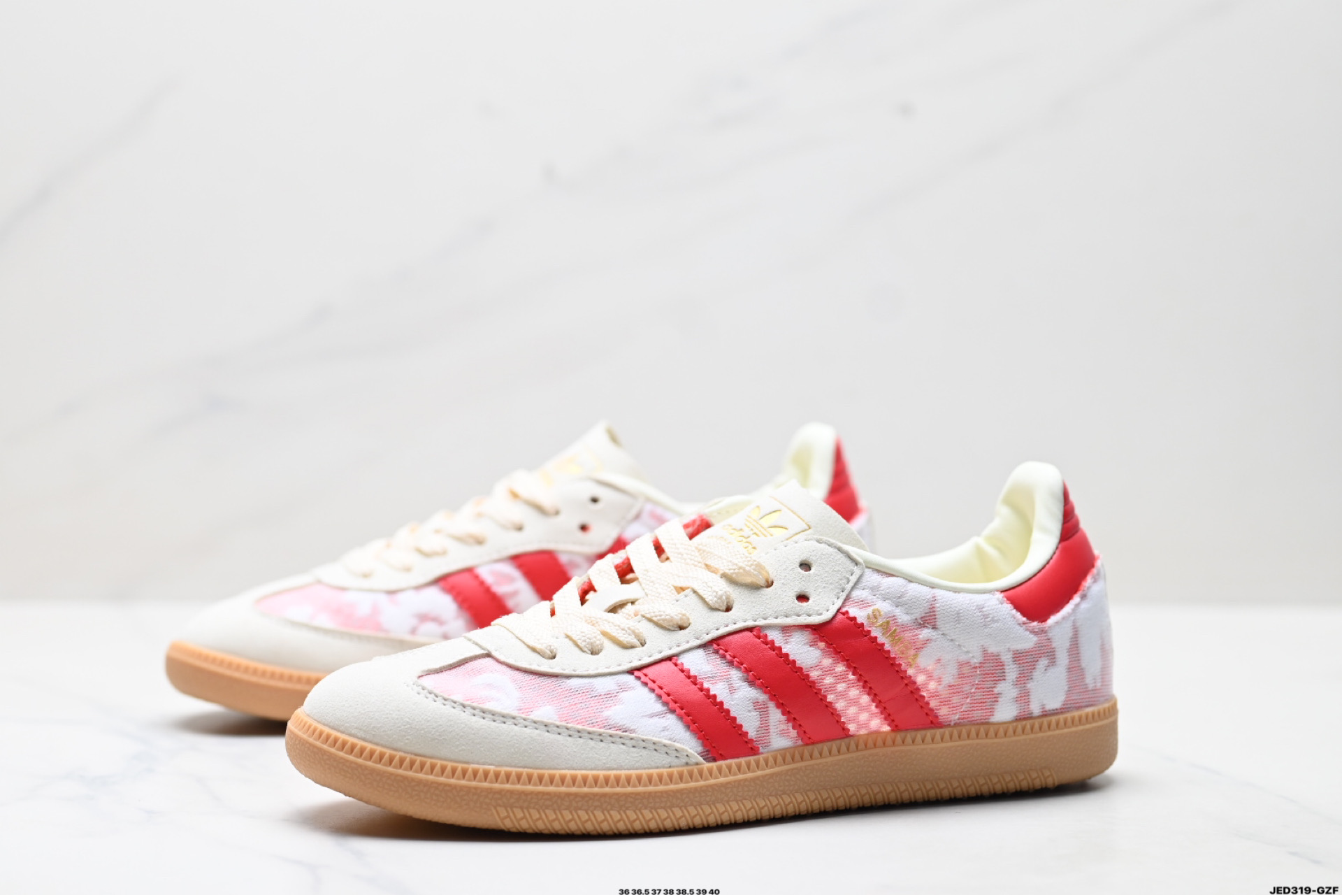 160 Adidas Originals Samba 桑巴舞系列阿迪达斯 三叶草 绅士德训足球风百搭低帮休闲运动板鞋 JR8841