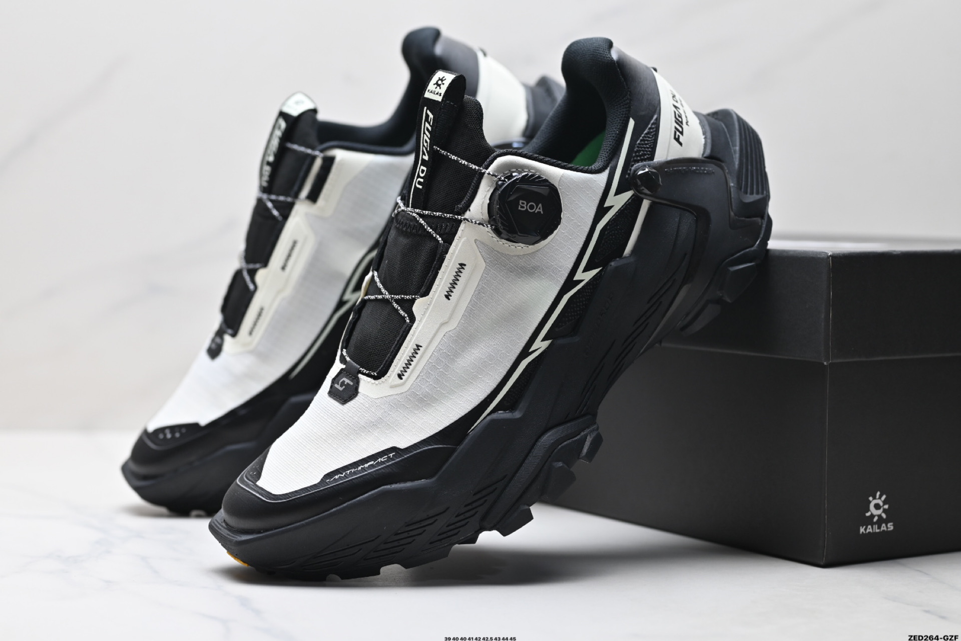 270 凯乐石 KAILAS FUGA DU BOA 大坡王轻越野徒步网布TPU减震防滑透气支撑回弹 低帮 超强抓地力登山鞋