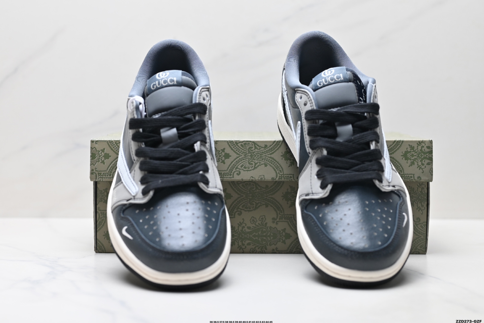 260 Nike Air Jordan 1 x Travis Scott AJ1倒勾 乔一倒钩 ‘DIY’定制 耐克 低帮文化篮球鞋 XD0798-304