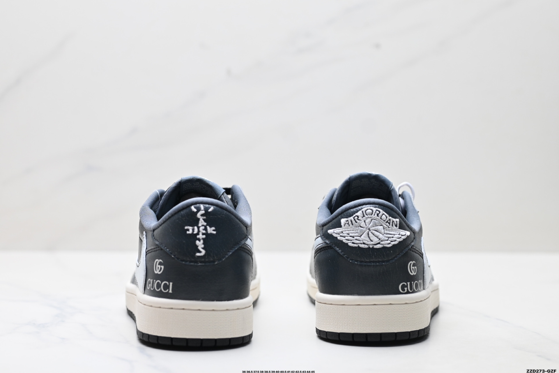 260 Nike Air Jordan 1 x Travis Scott AJ1倒勾 乔一倒钩 ‘DIY’定制 耐克 低帮文化篮球鞋 XD0798-304