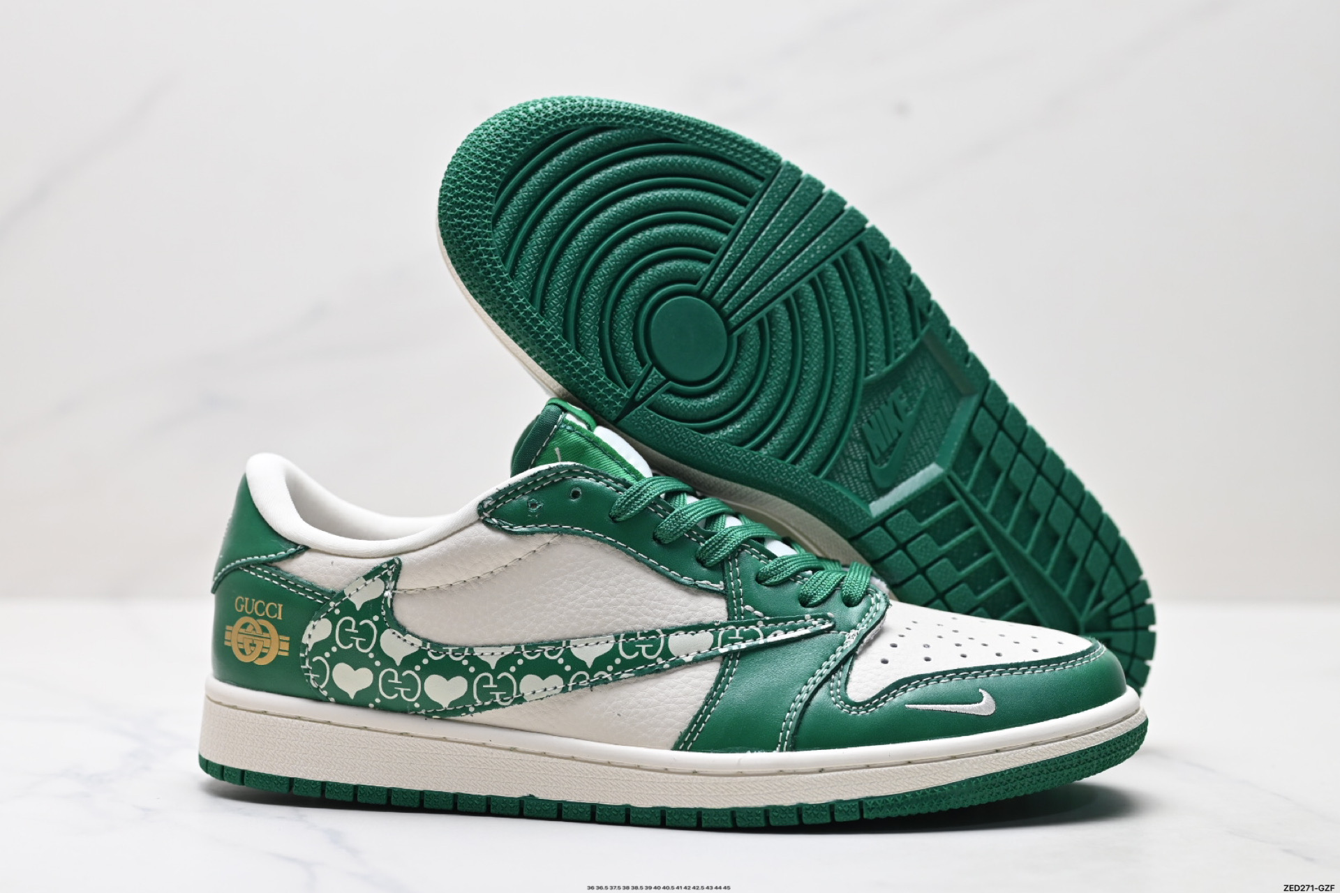 Gucci Air Jordan 1: Elegancia Urbana con un Toque de Lujo en Cada Paso 6 i1750781855372 3149 0 4