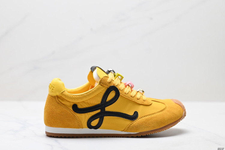 Loewe Ballet Runner 2.0 Sneakers Retro Style Casual Shoes Yellow 1 Loewe Ballet Runner 2.0 Sneakers Retro Style Casual Shoes Yellow